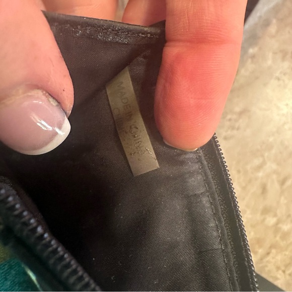 Coach Monogram Black and Gray Keychain Pouch credit card slots  wallet - Picture 5 of 5